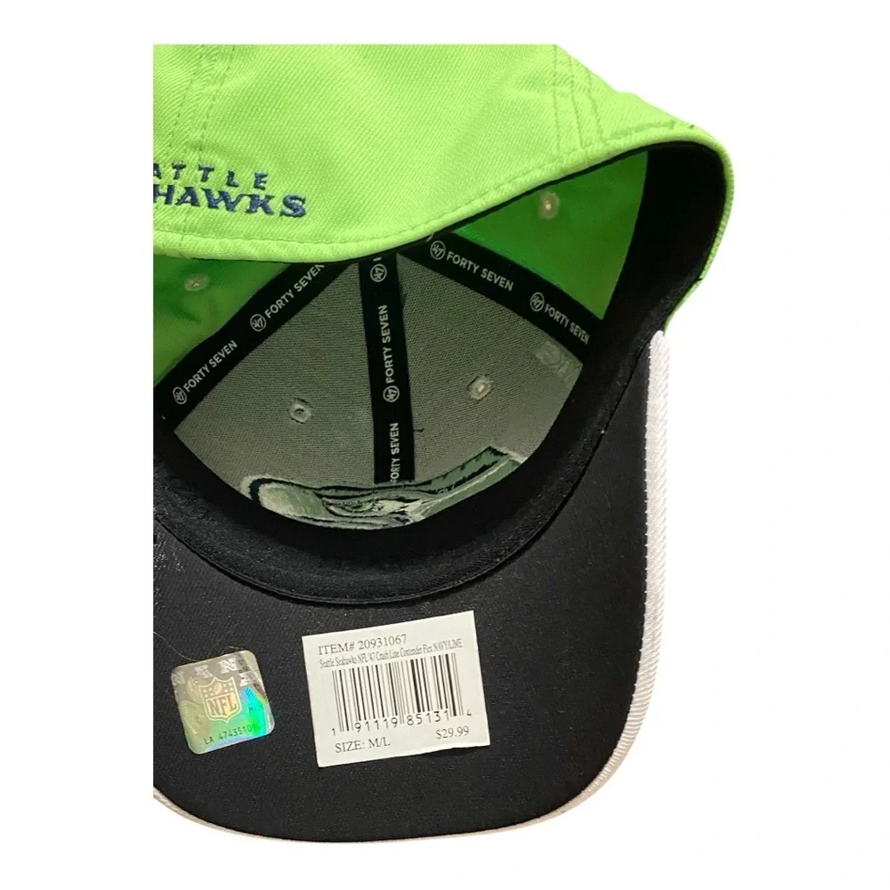 Boys Seattle Seahawks '47 Brand Contender Stretch Fit hat.